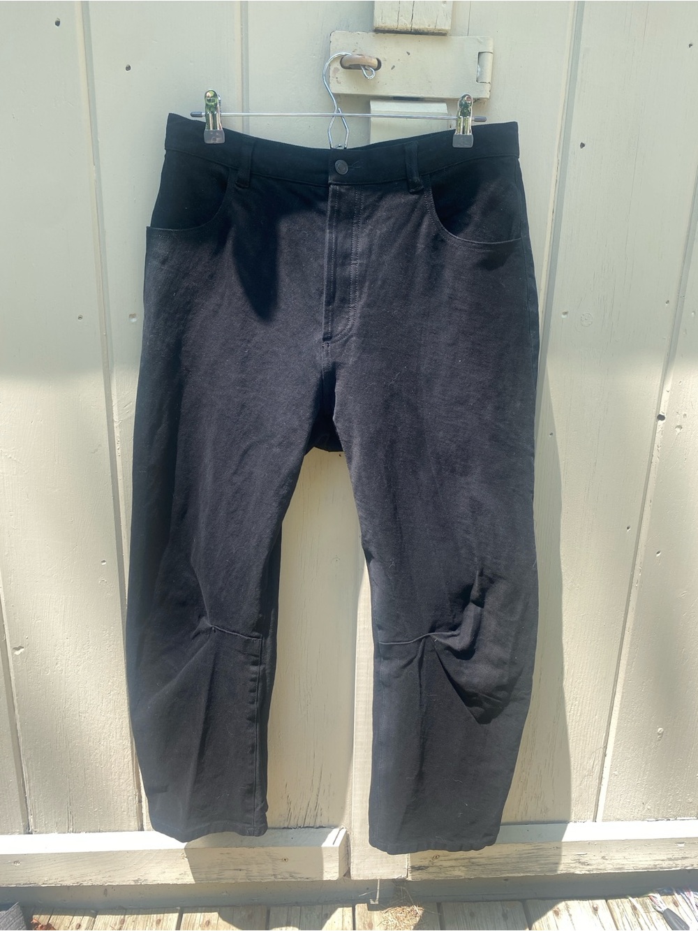ROUCHA Pye Denim Pant Black Women's Size BB 6-8 Medium Short